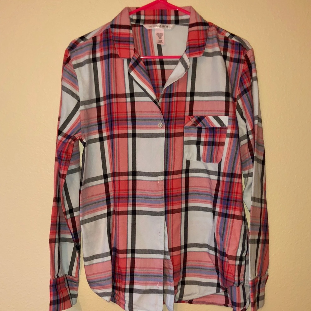 Victoria’s Secret Flannel pajama/ sleep top